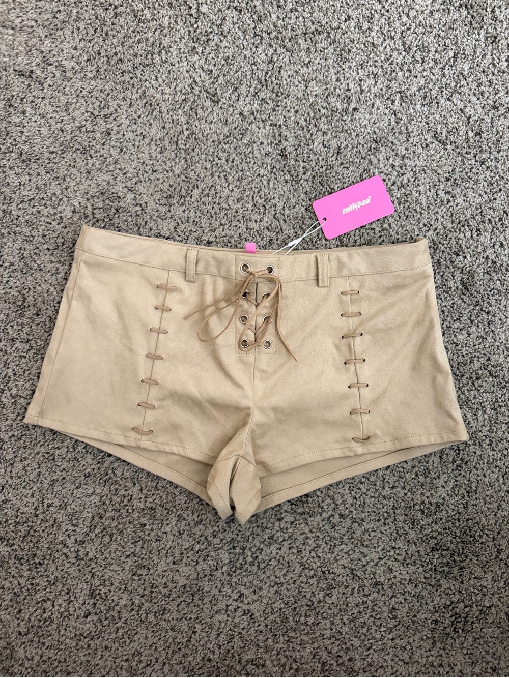 Edikted Suede Shorts
